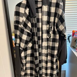 Black and White Checkered Jacket